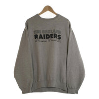90's NIKE ナイキ THE OAKLAND RAIDERS オークランドレイダース NFL COMM IT MENT TO EXCELLENCE クルーネック スウェット グレー USA製 Size XL 福生店