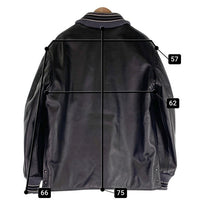 NASTOYS ナストイズ C×T×M Leather Pharaoh Jacket レザーファラオジャケット シンサレート ブラック ブルー Size XL 福生店