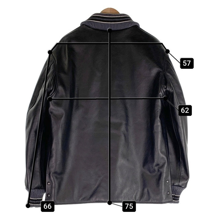 NASTOYS ナストイズ C×T×M Leather Pharaoh Jacket レザーファラオジャケット シンサレート ブラック ブルー Size XL 福生店