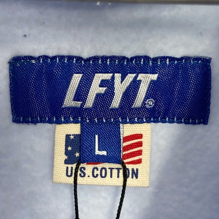 LFYT エルエフワイティー Rose Logo US Cotton Hooded Sweatshirt プルオーバースウェットパーカー ライトブルー LE220501 Size L 瑞穂店