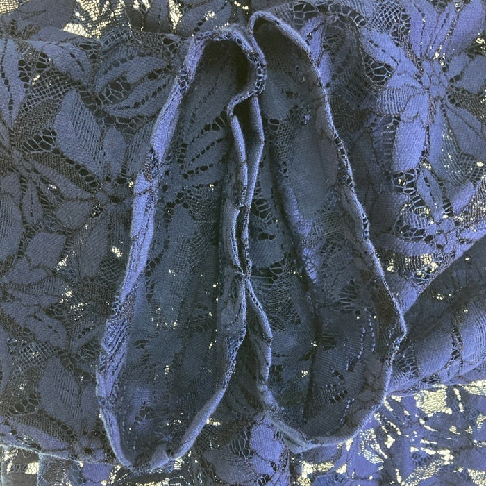 Needles ニードルズ MR252 Cabana Shirt Lace Cloth カバナシャツ レース生地 ブルー sizeL 瑞穂店