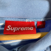 SUPREME シュプリーム 24AW Satin Applique Hooded Sweatshirt サテンアップリケ プルオーバースウェットパーカー フーディ ライトブルー Size L 福生店