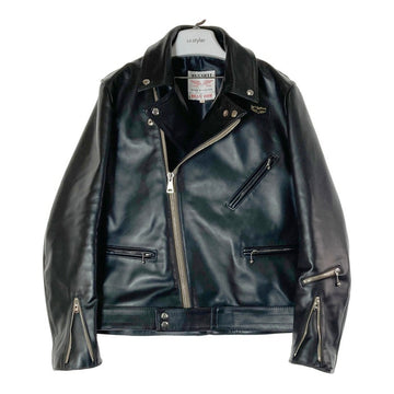 Lewis Leathers ルイスレザー 441T CYCLONE サイクロン タイトフィット ホースハイド ダブル ライダースジャケット ブラック size44 瑞穂店