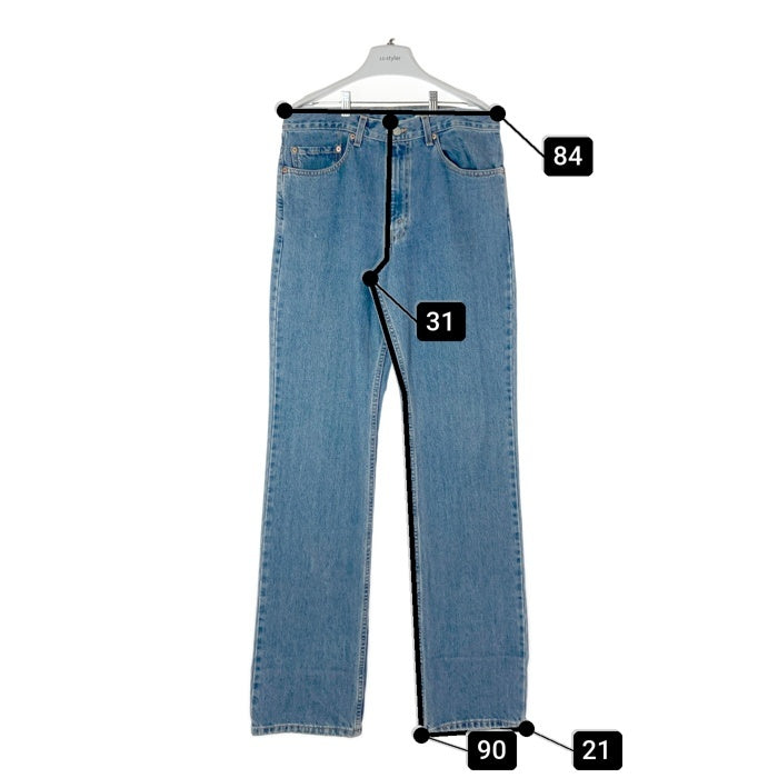 Levi's リーバイス 517 USA製 ボタン裏554 ブーツカット デニムパンツ インディゴ size34 瑞穂店