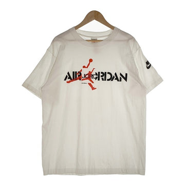 90's NIKE ナイキ AIR JORDAN エアジョーダン プリント Tシャツ ホワイト USA製 デッドストック Size L 福生店