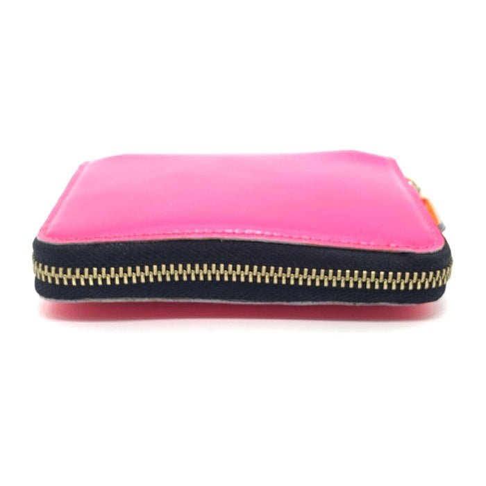 COMME des GARCONS コムデギャルソン SUPER FLUO-PINK ジップウォレット ピンク SA2100SF 福生店