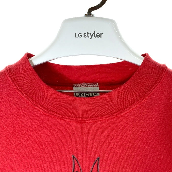 ONEITA オニータ USA製 90S CHICAGO BULLS スウェット トレーナー レッド sizeM 瑞穂店