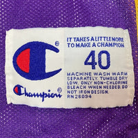 Champion チャンピオン ロサンゼルス・レイカーズ コービー・ブライアント ゲームシャツ パープル size40 瑞穂店