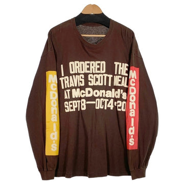 Cactus Jack カクタスジャック 20AW McDonald's マクドナルド Souvenir L/S Tee スーベニアロングスリーブTシャツ ブラウン Size XL 福生店