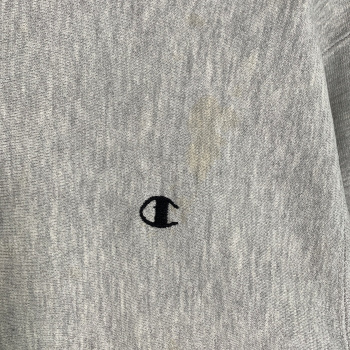 90's Champion チャンピオン リバースウィーブ リブライン プルオーバースウェットパーカー オートミール Size XL 福生店