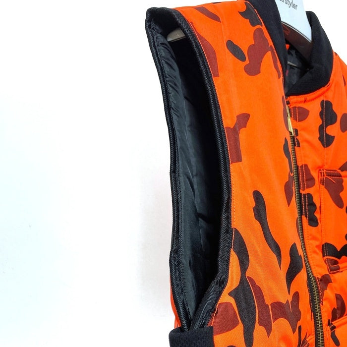SUPREME シュプリーム 20AW RefrigiWear Insulated Iron-Tuff Vest リフレッジウェア インスレイトアイアンタフベスト 中綿 オレンジ Size M 瑞穂店
