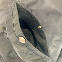 90's Harley-Davidson ハーレーダビッドソン 95周年 プリント ナイロンブルゾン リブ ブラック USA製 Size XXL 福生店