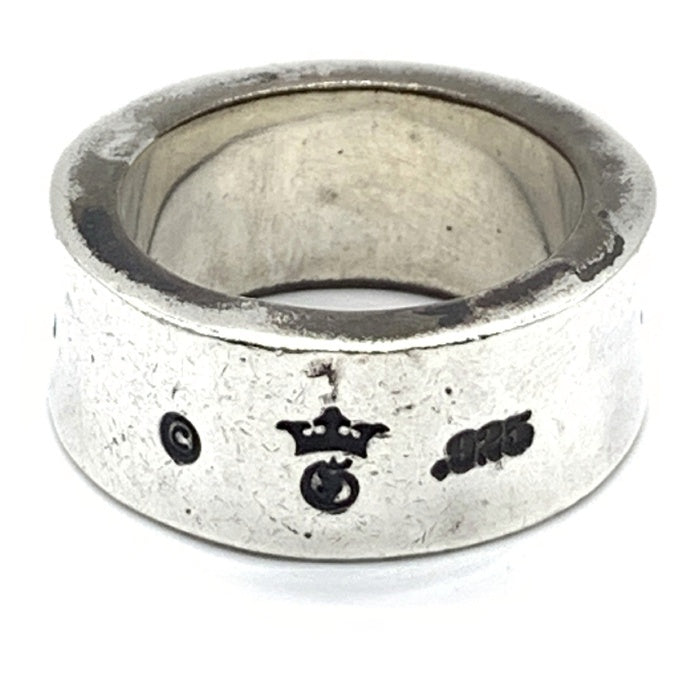 GABORATORY ガボラトリー G&Crown & Gothic Cross Wide Cigar Band Ring シルバーリング ガボール SV925 Size 27号 福生店