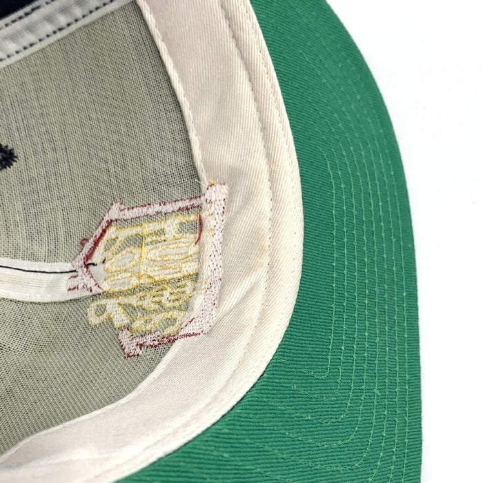 80-90's New Era ニューエラ POOR HOUSE プアハウス スケートボーダーズ 刺繡 ベースボールキャップ ネイビー ウール USA製 Size 約56cm 福生店