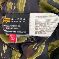 ALPHA アルファ タイガーカモ MA-1 フライトジャケット 並行品 Size XS 福生店