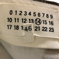 Maison Margiela メゾンマルジェラ テーパードスラックス パンツ ウール シルク リネン ブラウン S30KA0431 S44778 Size 46 福生店