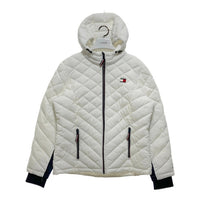 TOMMY HILFIGER トミーヒルフィガー キルティングパファージャケット 中綿 ホワイト TW3CP215 Size XL 瑞穂店