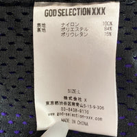 GOD SELECTION XXX ゴッドセレクショントリプルエックス HALF ZIP TRACK JACKET ハーフジップ トラックジャケット パープル GX-A24-JK-01 Size L 福生店