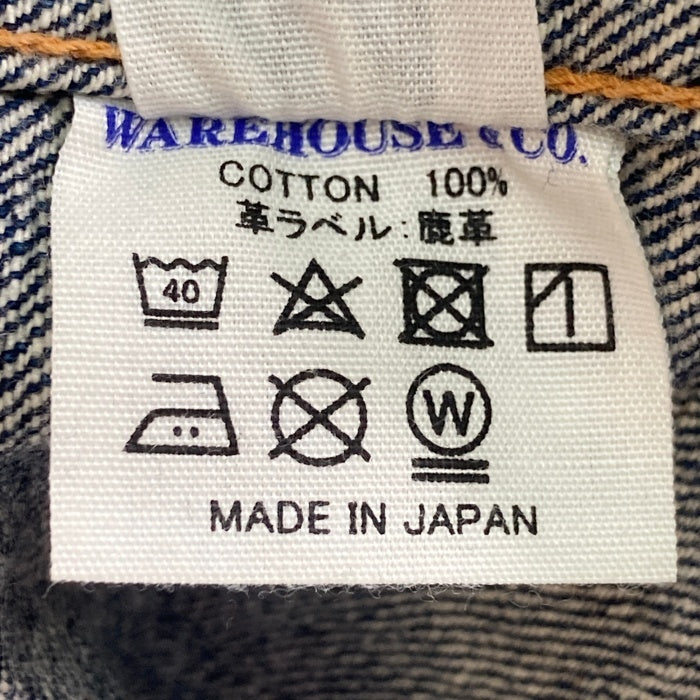 WAREHOUSE ウエアハウス 2001XX T-BACK Tバック 1stタイプ トラッカージャケット Gジャン インディゴ size44 瑞穂店