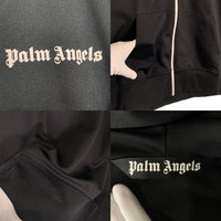 Palm Angels パームエンジェルス 23SS Zip Hoodie Track Jacket ジップフーディ トラックジャケット ブラック PMBD051S23FAB001 Size L 福生店