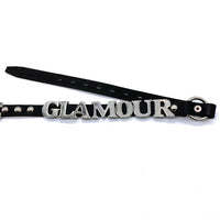 HYSTERIC GLAMOUR ヒステリックグラマー スタッズ シルバーロゴ ベルト ブラック 瑞穂店