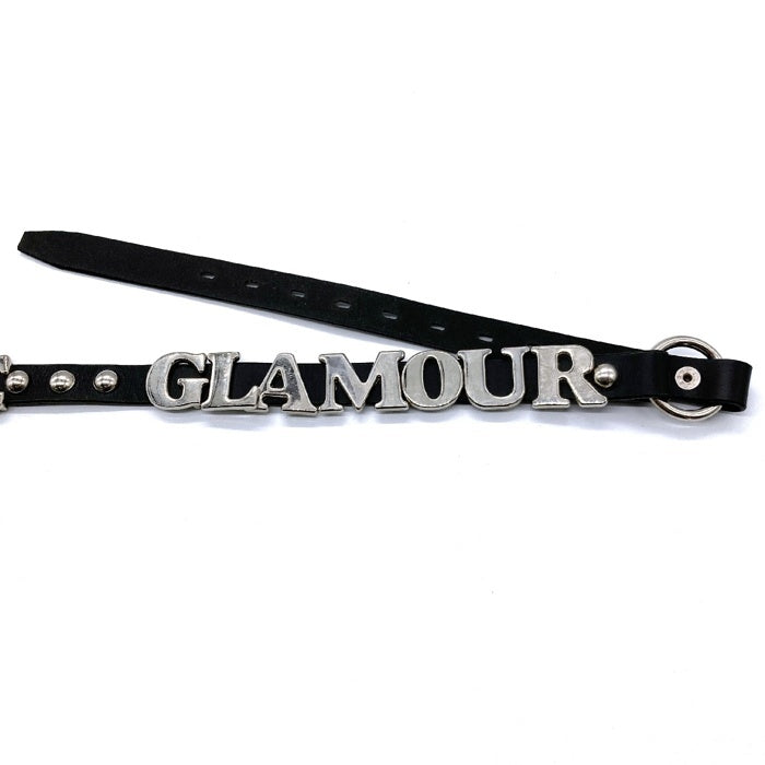 HYSTERIC GLAMOUR ヒステリックグラマー スタッズ シルバーロゴ ベルト ブラック 瑞穂店