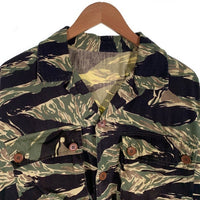 U.S.ARMY レプリカ タイガーストライプ ミリタリーシャツ Size L 福生店