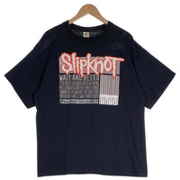 00's Slipknot スリップノット PEOPLE SHIT BARCODE FITS バーコード 半袖 Tシャツ ブラック Size XL 福生店