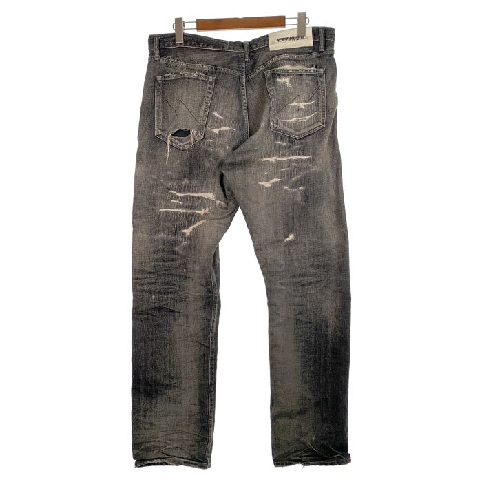 NEIGHBORHOOD ネイバーフッド 21SS SCRATCH SAVAGE DENIM PANT スクラッチサベージデニムパンツ ダメージ/リペア加工 211XBNH-PTM08 グレー Size XL 福生店