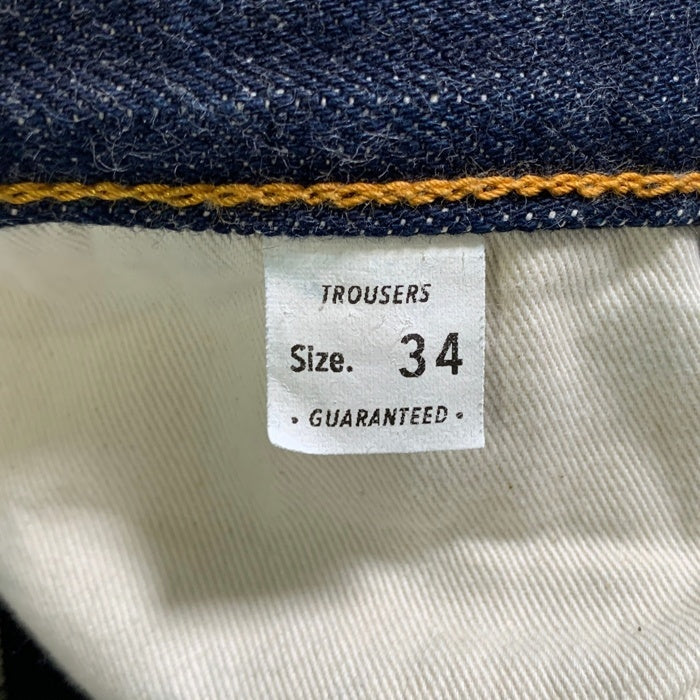 TROPHY CLOTHING トロフィークロージング W Knee Standard Dirt Denim ダブルニー スタンダードダートデニムパンツ インディゴ Lot 1606 Size 34 福生店