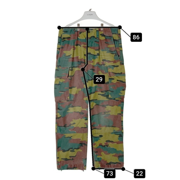 ベルギー軍 SEYNTEX製 M-90 カーゴパンツ シグソーカモ カーキ sizeM 瑞穂店