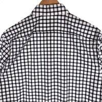 BANANA REPUBLIC バナナリパブリック CAMDEN FIT コットンチェックシャツ 長袖 ホワイト ブラック Size M 福生店