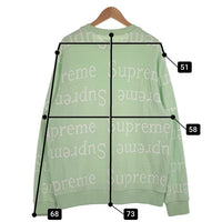 SUPREME シュプリーム 18SS Jacquard Logo Crewneck ジャカード ロゴ クルーネックスウェットトレーナー グリーン Size L 福生店