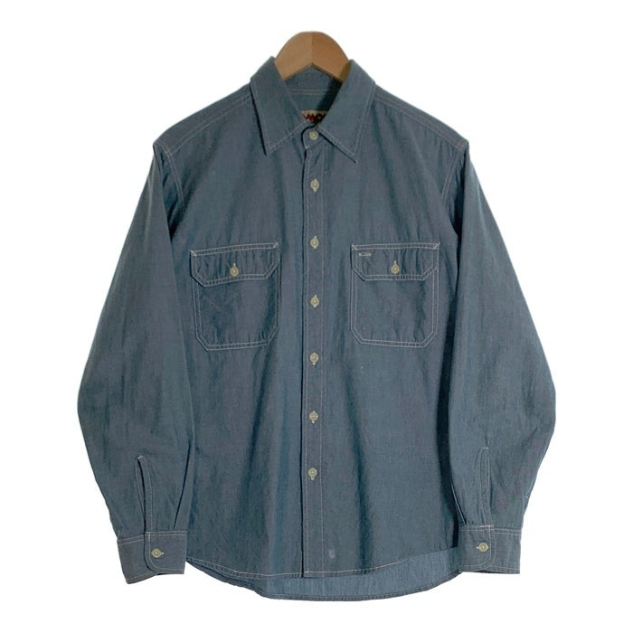 CAMCO カムコ コットン 長袖 シャンブレーシャツ グレー Size M 福生店
