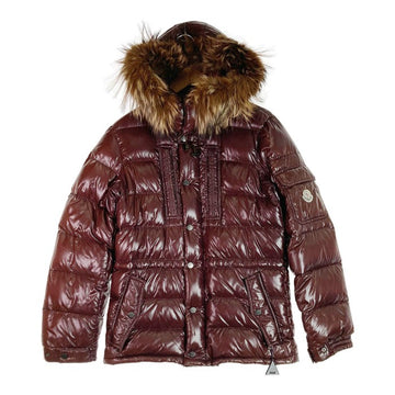 MONCLER  モンクレール ROD ロッド ファー ダウンジャケット ワイン size0 瑞穂店