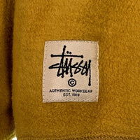 STUSSY ステューシー インサイドアウト ラグランスリーブ クルーネックスウェットトレーナー ゴールド 218055 Size M 福生店