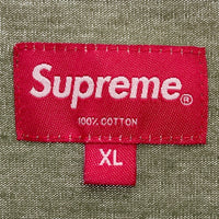 SUPREME シュプリーム CENTER SMALL LOGO センタースモールロゴ Ｔシャツカーキ sizeXL 瑞穂店