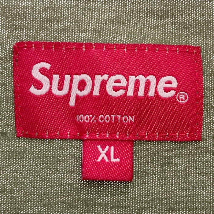 SUPREME シュプリーム CENTER SMALL LOGO センタースモールロゴ Ｔシャツカーキ sizeXL 瑞穂店