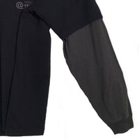 WTAPS ダブルタップス 26SS SLDR / LS / COTTON レイヤード 長袖 Tシャツ ブラック チャコール 261ATDT-CSM12 Size 02 福生店