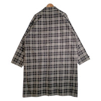 BEAMS ビームス タータンチェック オーバーサイズコート グレー 11-19-0453-301 Size L 福生店