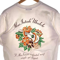 SUN SURF サンサーフ MICINTOSH UKULELE バックプリント 半袖 Tシャツ ホワイト USA製 Size S相当 福生店