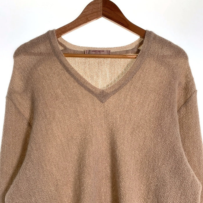 LEMMERMAYER レママイヤー MAUS&HOFFMAN アルパカ Vネックセーター ベージュ Size 42 福生店
