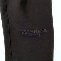 FOG ESSENTIALS エッセンシャルズ フロントラバーパッチ スウェットパンツ ブラック 裏起毛 Size M 福生店