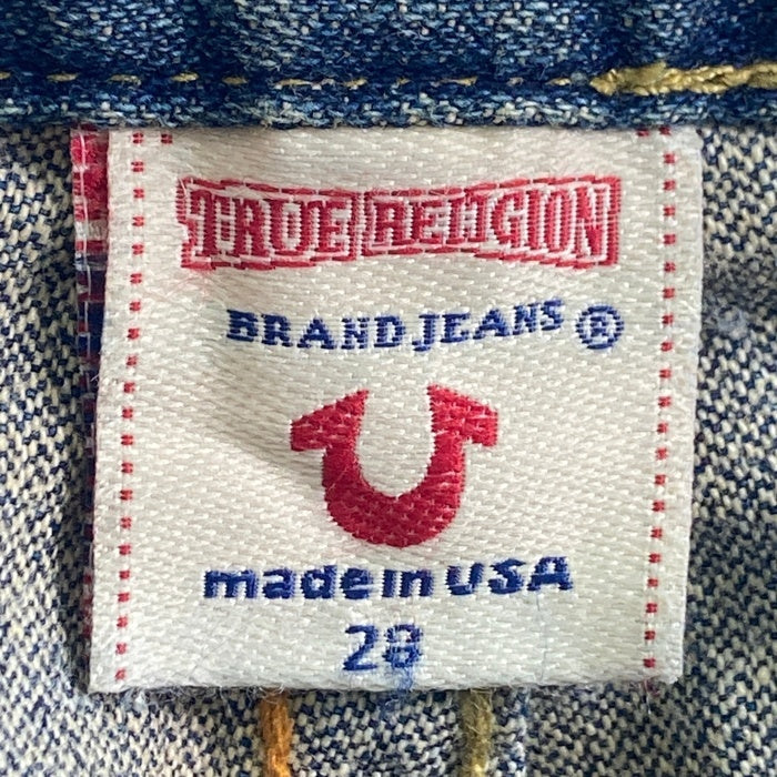 TRUE RELIGION トゥルーレリジョン JOEY BIG T フレアデニムパンツ インディゴ size28 瑞穂店