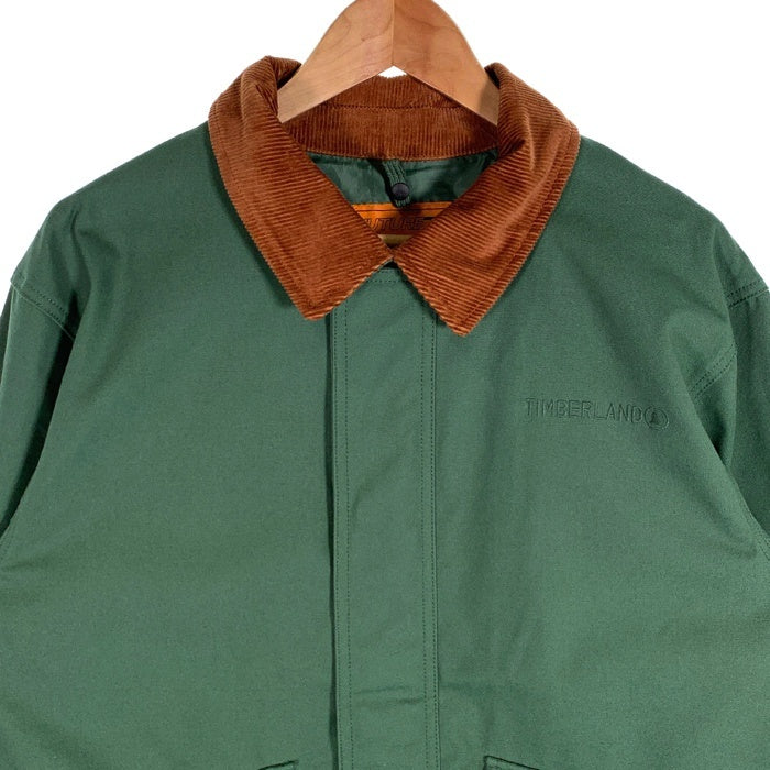 Timberland ティンバーランド ダック地 ワークブルゾン ジップアップ グリーン TB0A5N92 並行品 Size M 福生店