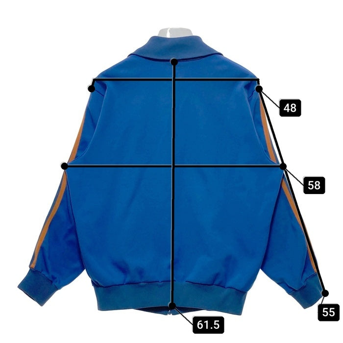 60-70's adidas アディダス 西ドイツ製 トラックジャケット ブルー ジャージ素材 Size5 瑞穂店
