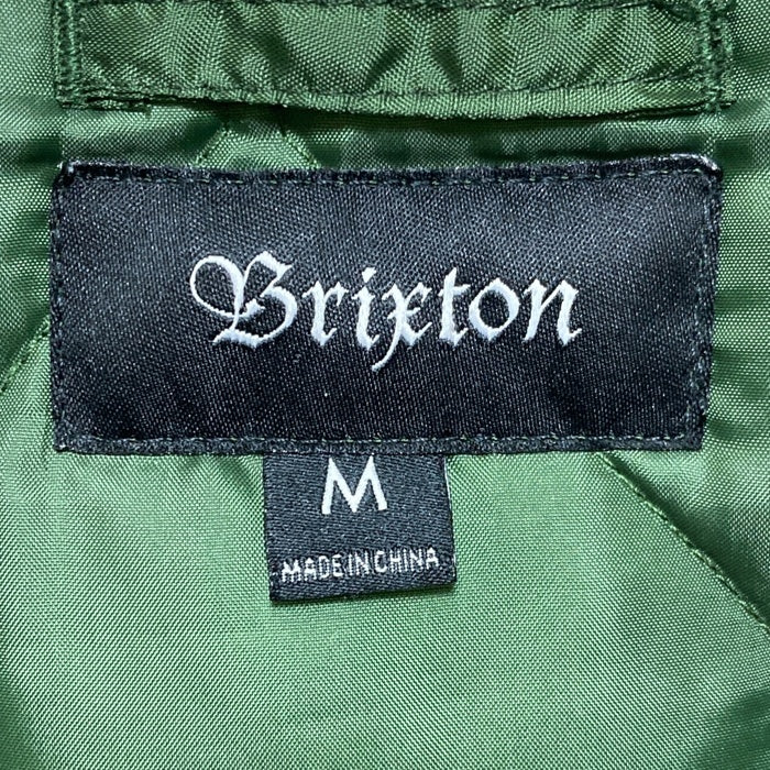 BRIXTON ブリクストン キルティング フルジップジャケット グリーン sizeM 瑞穂店