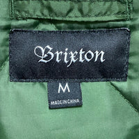 BRIXTON ブリクストン キルティング フルジップジャケット グリーン sizeM 瑞穂店