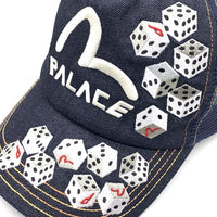 PALACE パレス 24SS EVISU エヴィス DICE MESH TRUCKER RAW ダイス&ロゴ デニムトラッカーキャップ メッシュ インディゴ 福生店