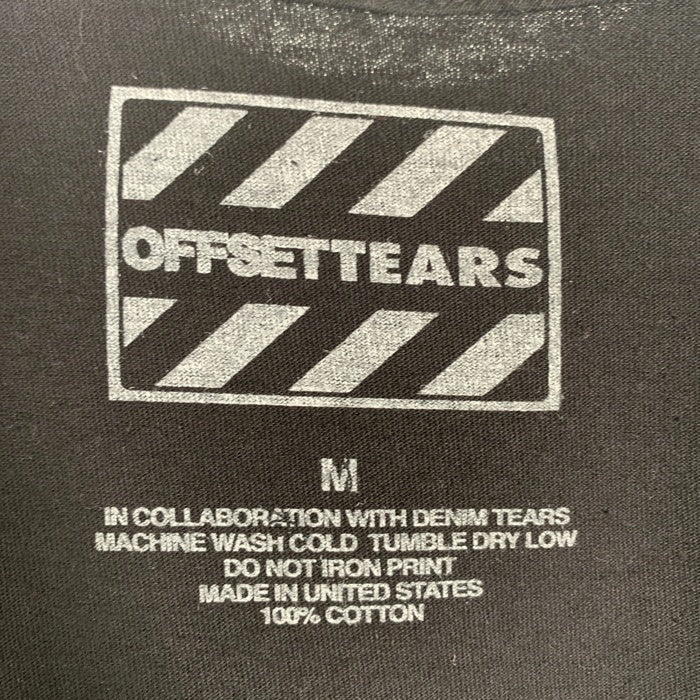 OFFSETTEARS Denim Tears デニムティアーズ Offset オフセット ミーゴス プリントTシャツ ブラック CD無し Size M 福生店